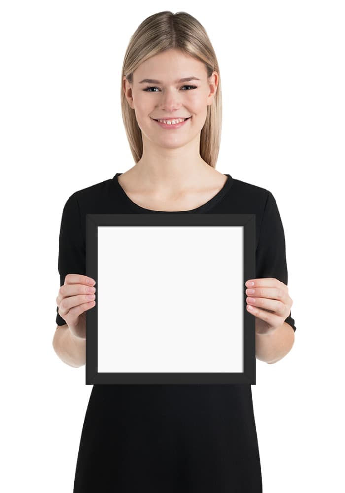 Enhanced Matte Paper Framed Poster (in) – Black