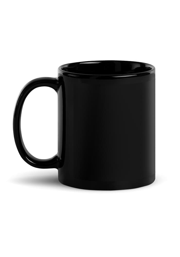 Mug noir brillant – Black