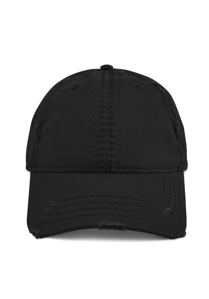 Distressed Dad Hat | Otto Cap 104-1018 – Black