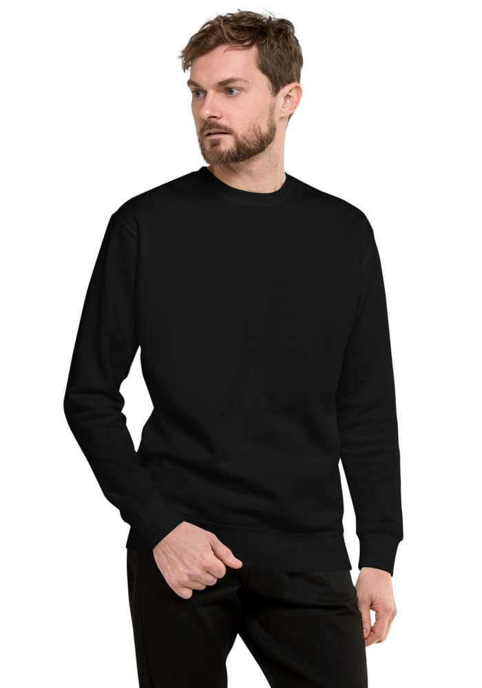 Unisex Premium Sweatshirt | Cotton Heritage M2480 – Black