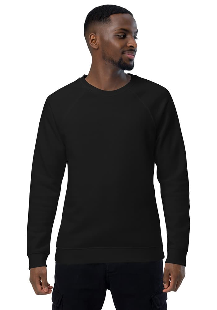 Unisex Organic Raglan Sweatshirt | SOL'S 03567 – Black