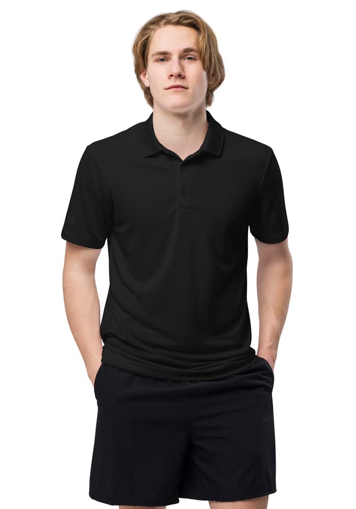 Unisex Adidas Premium Polo Shirt | GQ3114 – Black