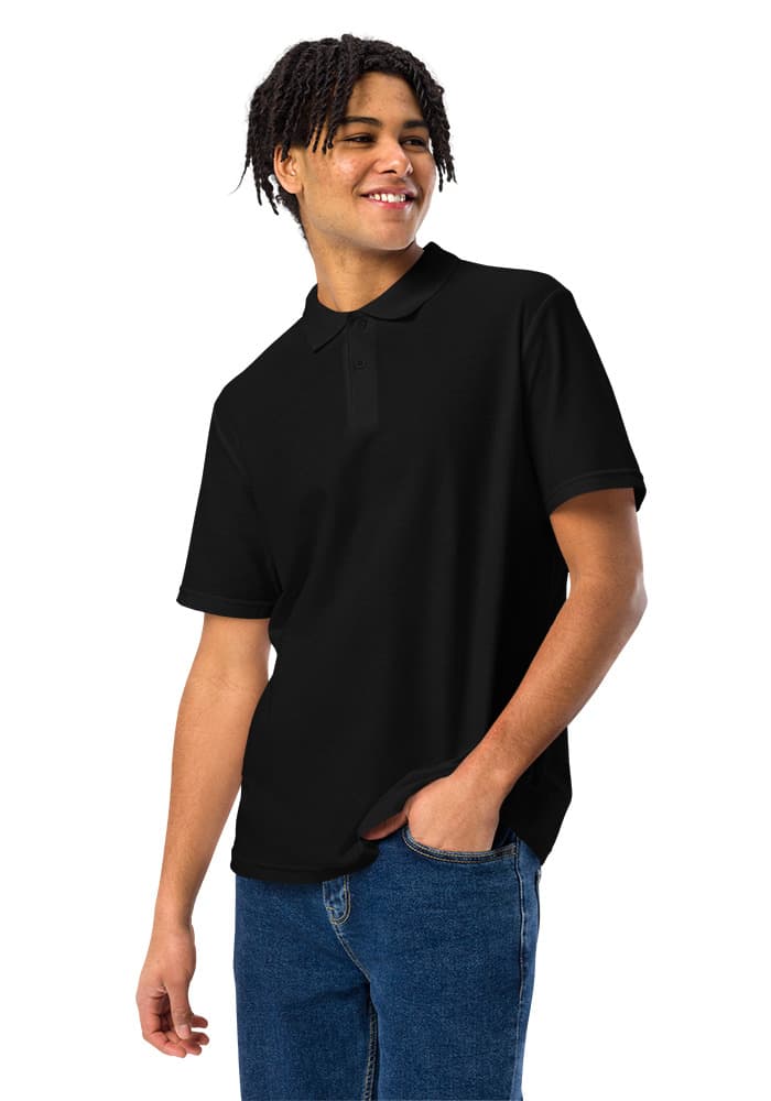Unisex Pique Polo Shirt | Gildan 64800 – Black