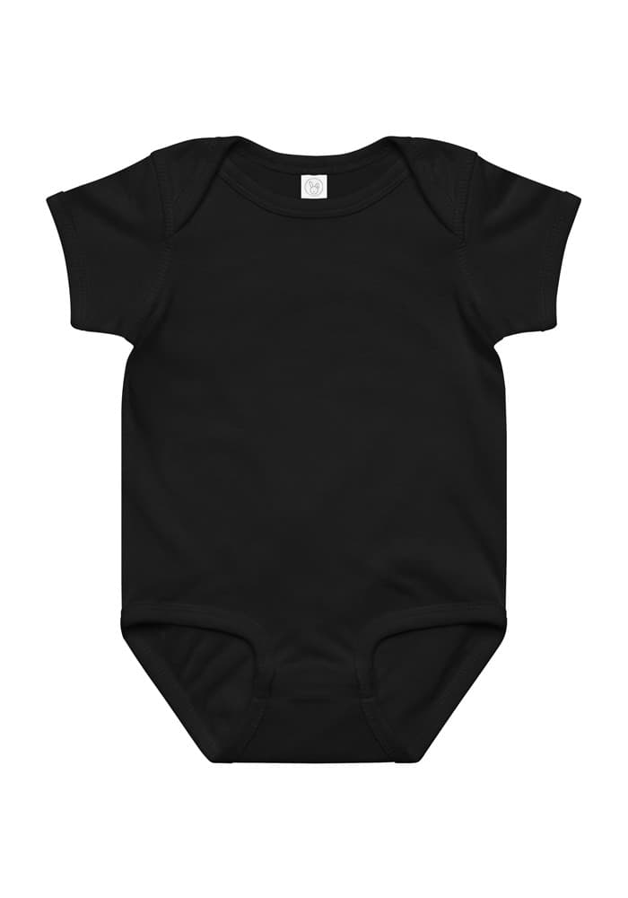 Baby Jersey Bodysuit | Rabbit Skins 4424 – Black