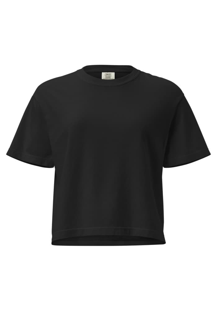Women's Heavyweight Boxy T-Shirt | Comfort Colors 3023CL – Black